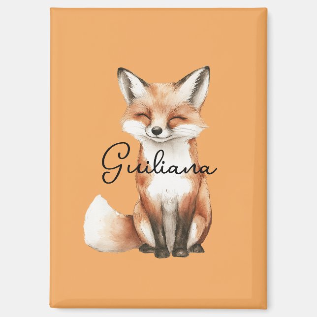 Aimant Renard Souriant (Recto)