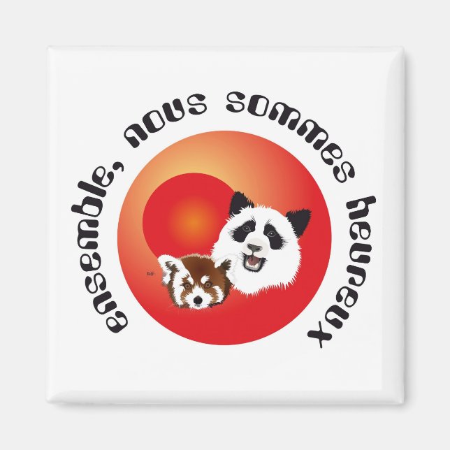 Aimant Rencontre Panda (Devant)
