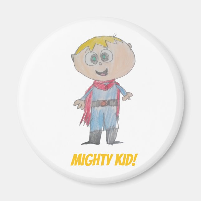 Aimant Rencontrez Mighty Kid ! (Devant)