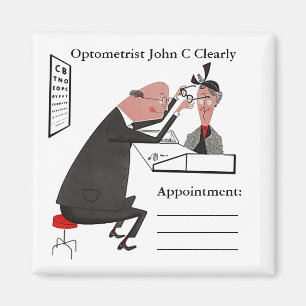 Aimant Rendez-vous d'ophtalmologiste d'optométriste de ~