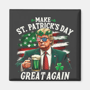 Aimant Rendre la Saint Patrick grande à nouveau Trump