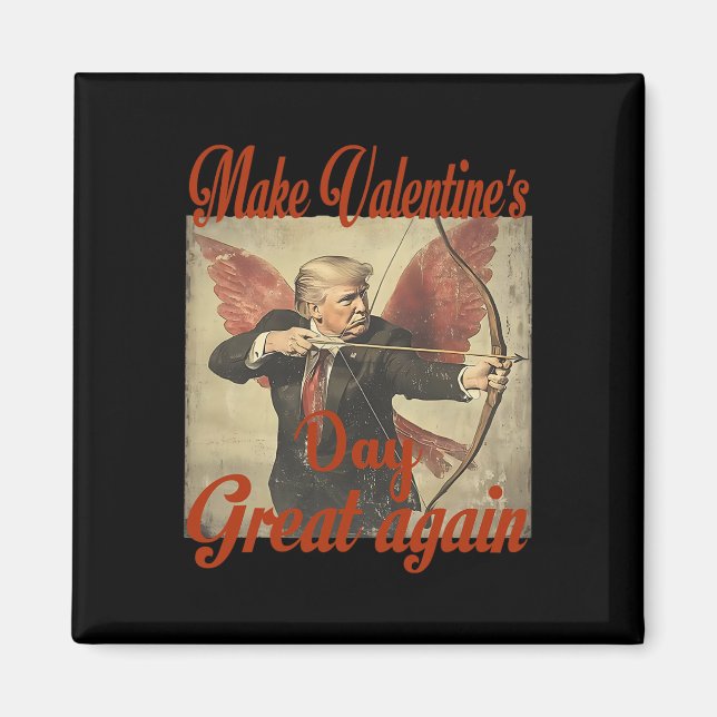 Aimant Rendre la Saint-Valentin à nouveau formidable Trum (Devant)