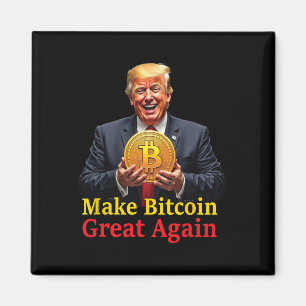 Aimant Rendre le Bitcoin grand à nouveau Trump Bitcoin Cr