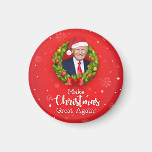 Aimant Rendre Noël à la grandeur Trump MAGA cadeau amusan