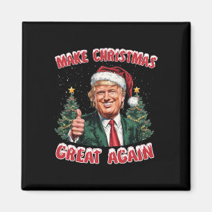 Aimant Rendre Noël super Père Noël amusant Trump Noël