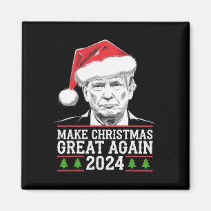 Aimant Rendre Noël super Père Noël amusant Trump Noël