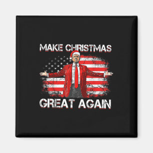 Aimant Rendre Noël super Père Noël amusant Trump Noël