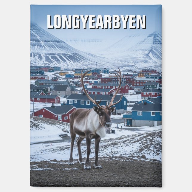 Aimant Rennes de Longyearbyen Svalbard Norvège (Recto)