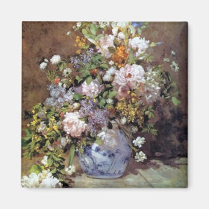 Aimant Renoir - Bouquet de printemps