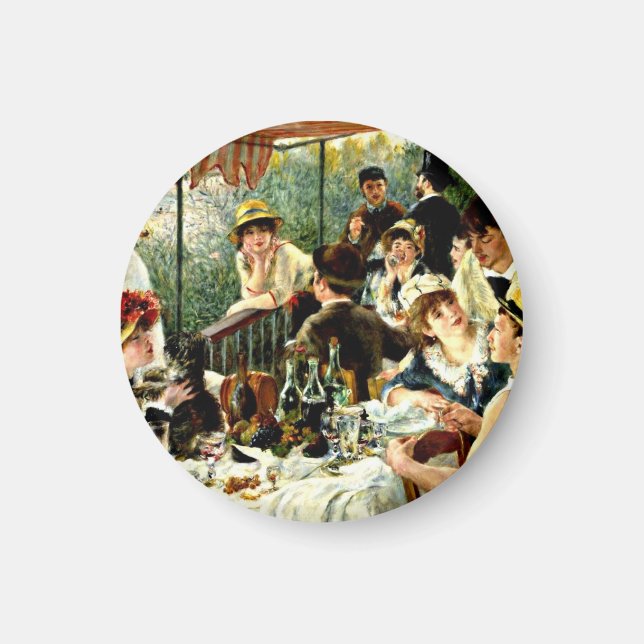 Aimant Renoir - Le déjeuner de la fête nautique-1881 (Devant)