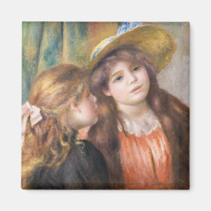 Aimant Renoir - Portrait de deux petites filles