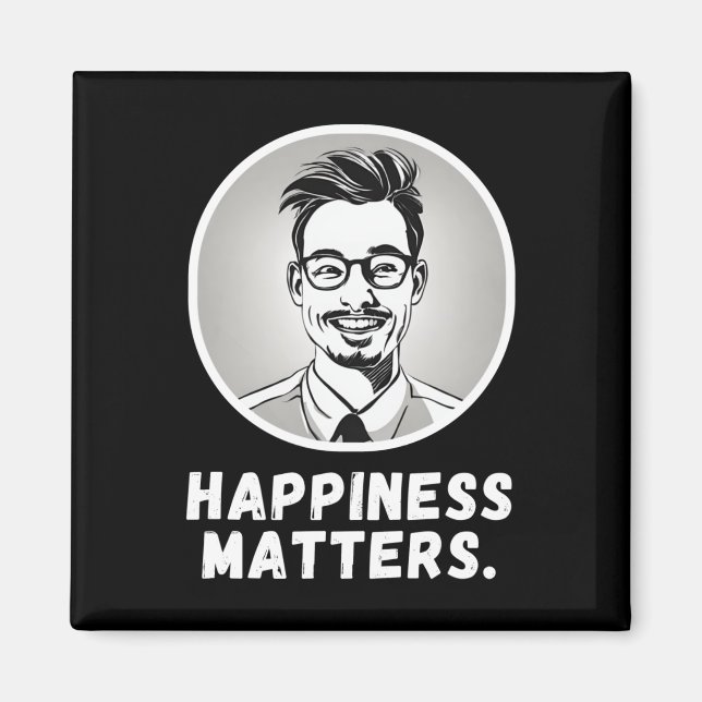 Aimant Répandre Joie Bonheur S Typographie Avec Vector Il (Devant)