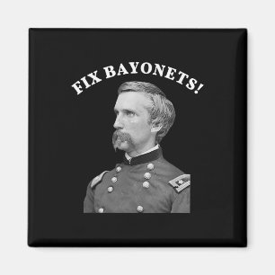 Aimant Réparez le devis de guerre civile de Bayonets Josh