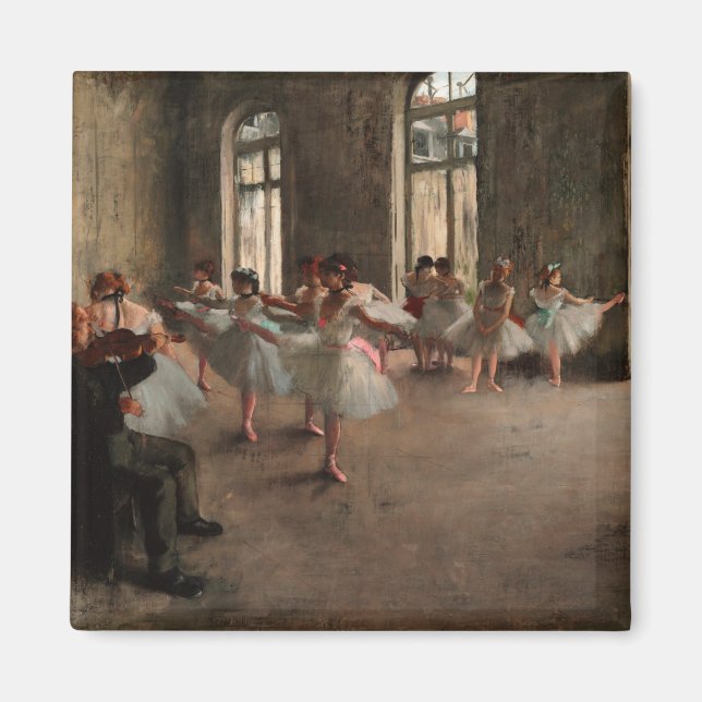 Aimant Répétition de ballet - Edgar Degas - 1873 (Devant)