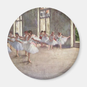 Aimant Répétition de ballet par Degas
