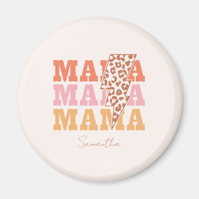 Aimant Répétition Rustique "Mama" (Devant)