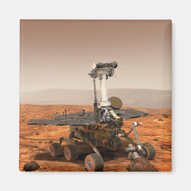 Aimant Représentation artistique de Mars Rover (Devant)