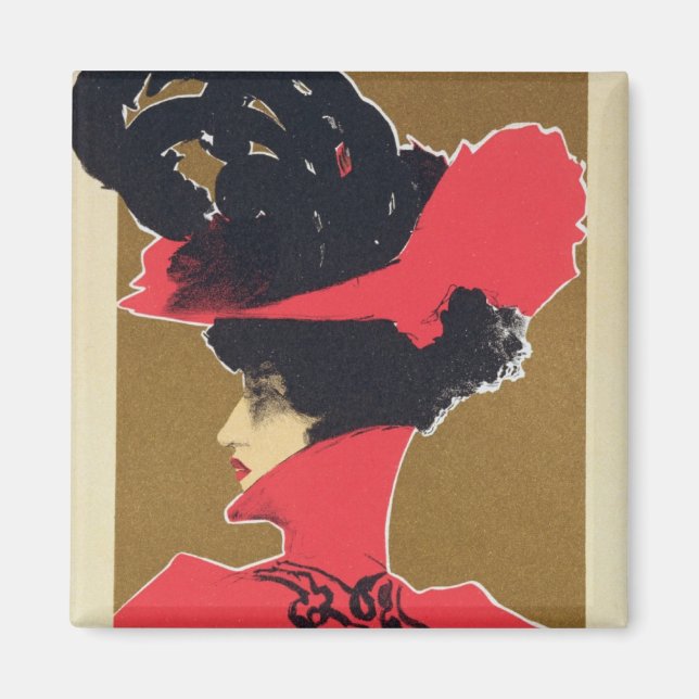 Aimant Reproduction d'une affiche publicitaire 'Zlata Pra (Devant)