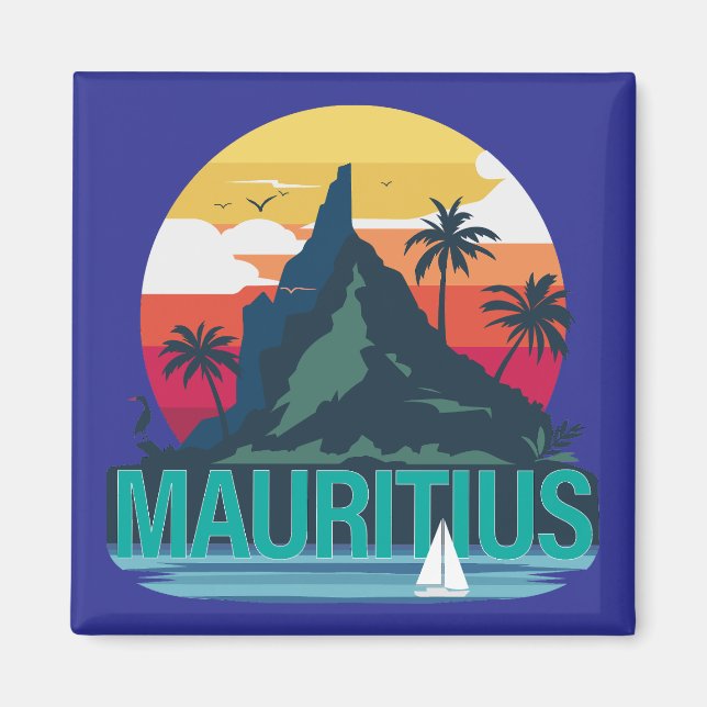 Aimant République de Maurice (Devant)
