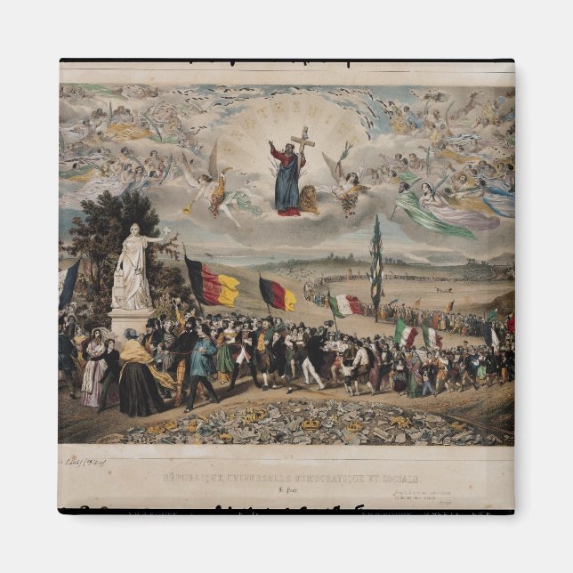Aimant République démocratique et sociale universelle, 18 (Devant)