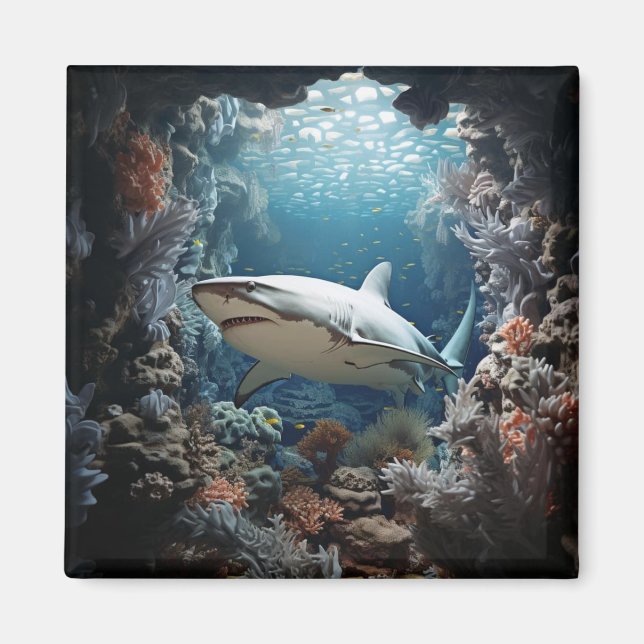 Aimant Requin 3D (Devant)