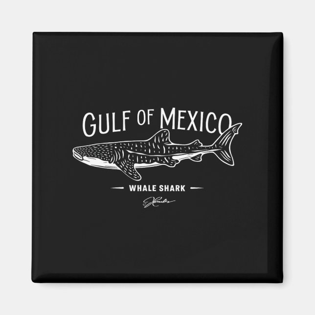 Aimant Requin Baleine Du Golfe Du Mexique (Devant)