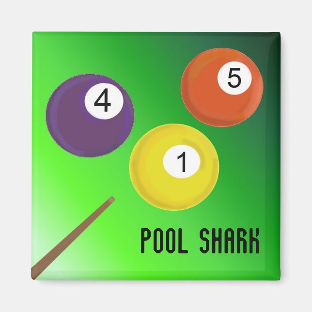 Aimant Requin de billard (Devant)