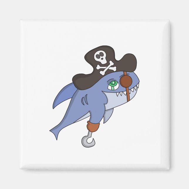 Aimant Requin pirate (Devant)