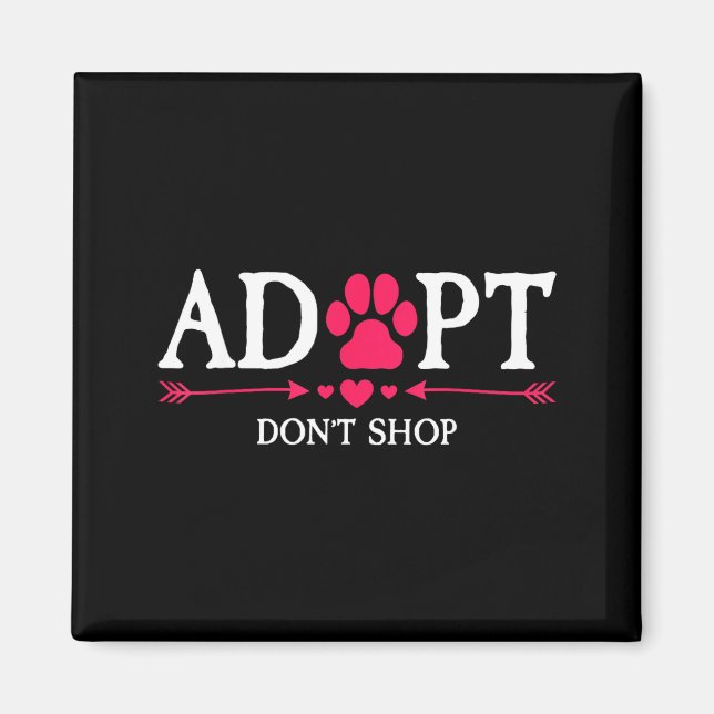 Aimant Rescued Is My Favorite Breed Adopt Don't Shop Dog  (Devant)
