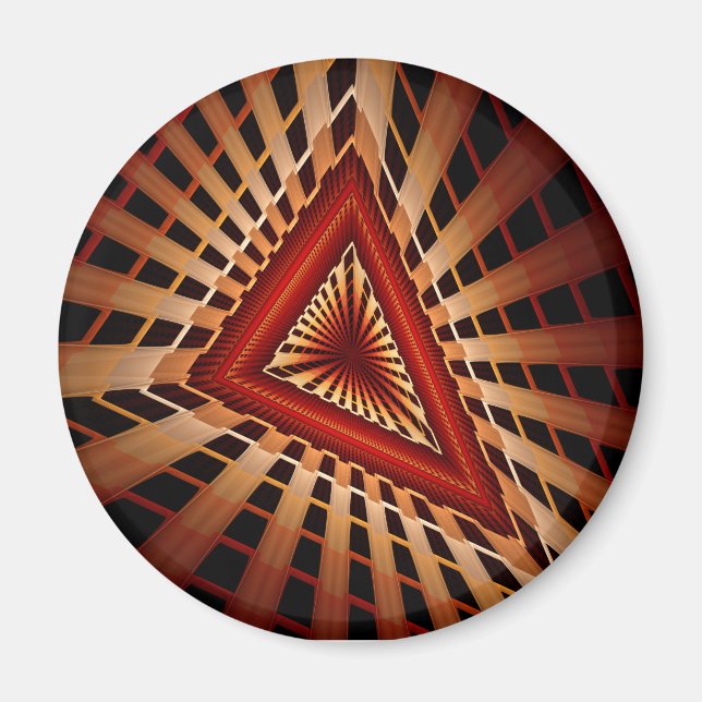 Aimant Réseau d'Imaginaires 3D Conception graphique fract (Devant)