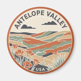 Aimant Réserve de coquelicots d'Antelope Valley Californi
