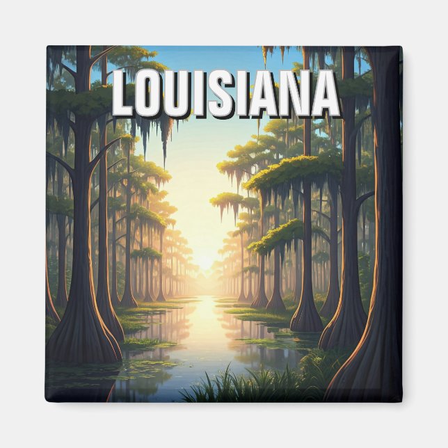 Aimant Réserve de la baratarie de la Louisiane (Devant)