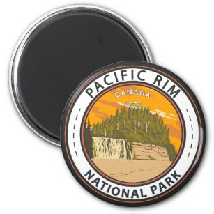 Aimant Réserve de parc national Pacific Rim Badge du Cana