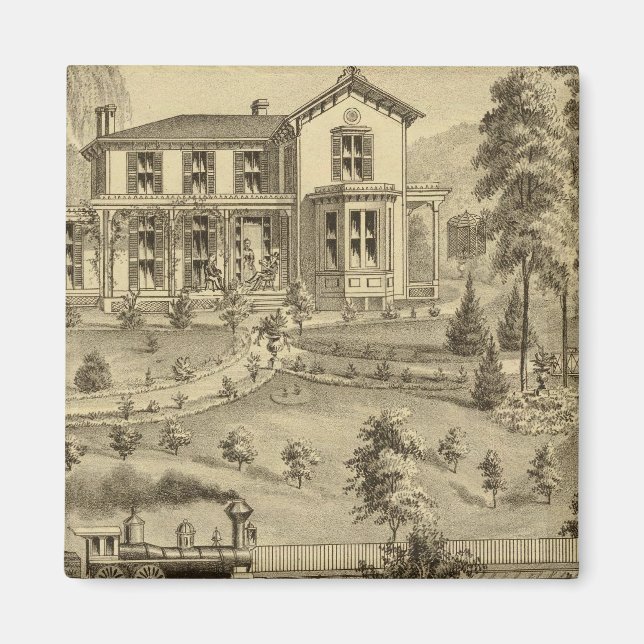 Aimant Résidence de David R Kerr (Devant)