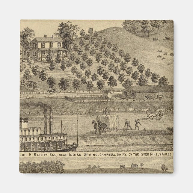 Aimant Résidence de Taylor H Berry (Devant)