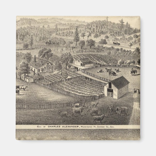 Aimant Résidences de Charles Alexander (Devant)