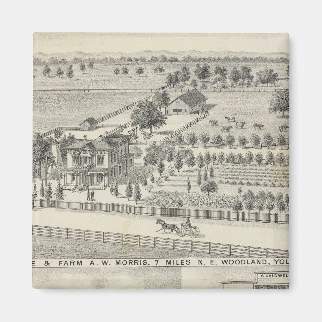 Aimant Résidences forestières, fermes (Devant)