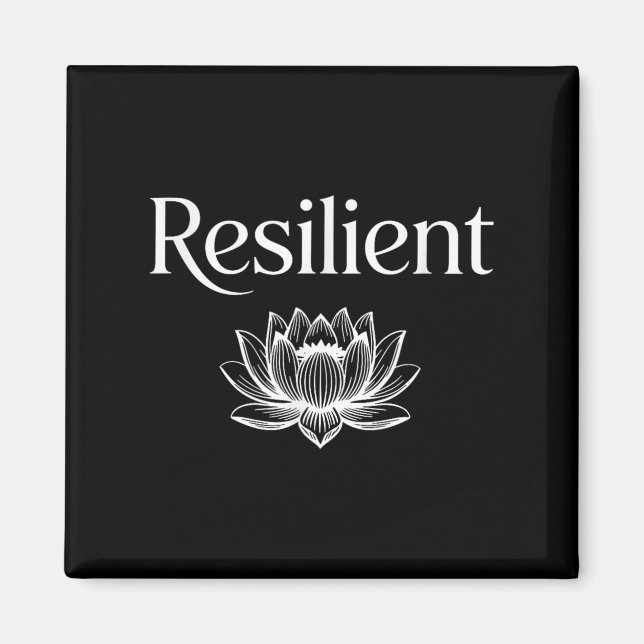 Aimant Resilient Mental Strength Self-esteem Motivation R (Devant)