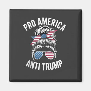 Aimant Résistance au drapeau américain anti-Trump