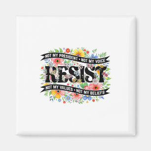 Aimant Résistance aux manifestations politiques Pas mon p