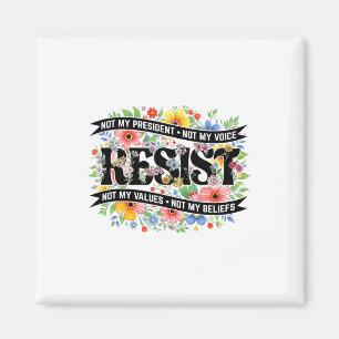 Aimant Résistance aux manifestations politiques Pas mon p
