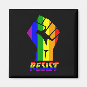 Aimant Résiste Lgbt Pride Amour T Chemise Gay Lesbian Coo