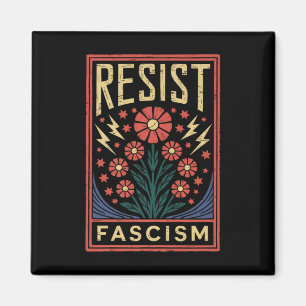 Aimant Résister à la protestation contre le fascisme Trum