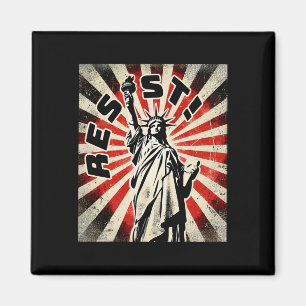 Aimant Résister À La Statue De La Liberté Résister À L'Ac