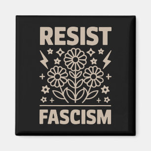 Aimant Résister au Fascisme Protester Trump Anti Trump 3