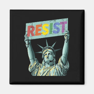 Aimant Résister Rainbow Statue Liberty Manifestation Lgbt