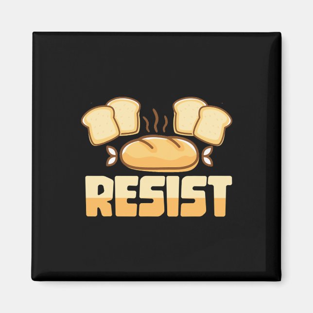 Aimant Résister Sans gluten (Devant)