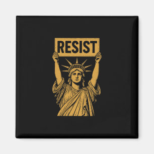 Aimant Résister Statue de la Liberté Rébellion Protester