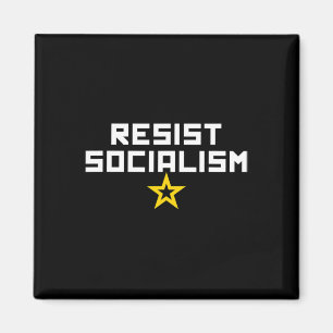 Aimant Résistez au socialisme Anti-socialisme Libéral gau