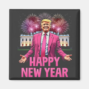 Aimant Résolution de la Saint-Sylvestre Trump 2025